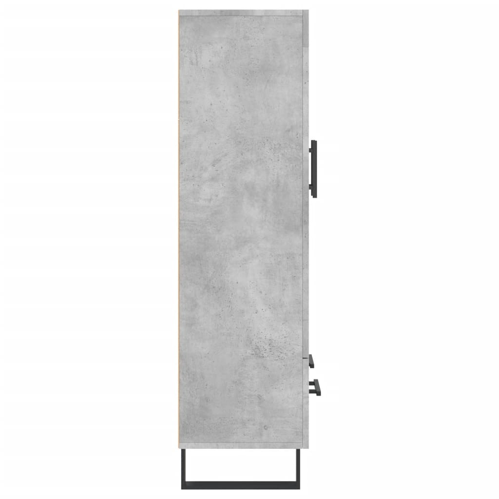 Highboard Betongrau 69,5x31x115 cm Holzwerkstoff - Pazzar.ch