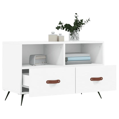 TV-Schrank Weiß 80x36x50 cm Holzwerkstoff - Pazzar.ch
