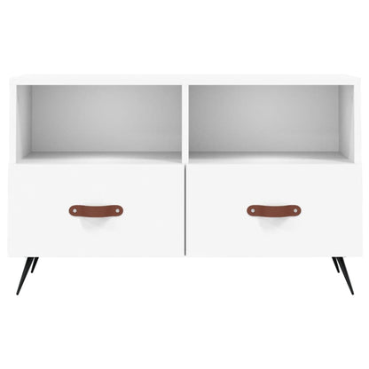 TV-Schrank Weiß 80x36x50 cm Holzwerkstoff - Pazzar.ch