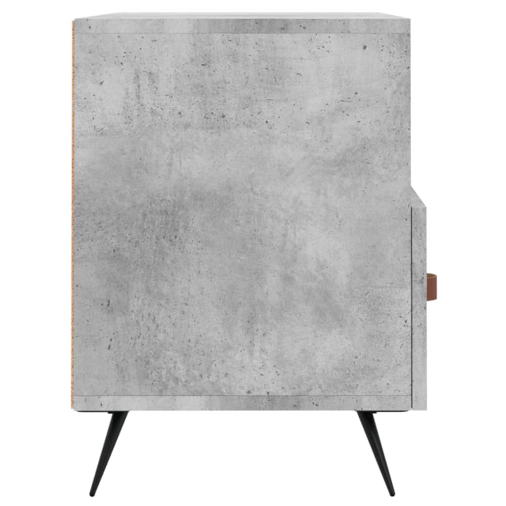 TV-Schrank Betongrau 80x36x50 cm Holzwerkstoff - Pazzar.ch