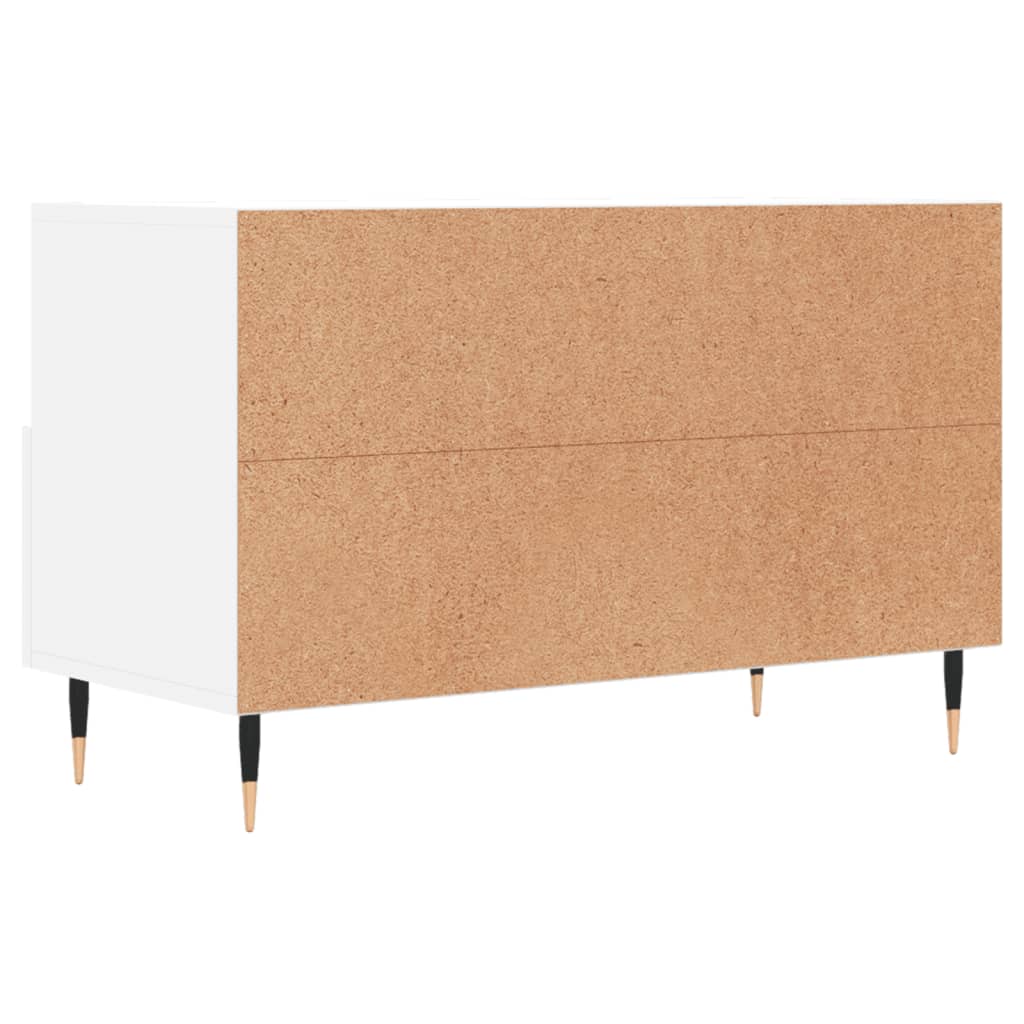 TV-Schrank Weiß 80x36x50 cm Holzwerkstoff - Pazzar.ch