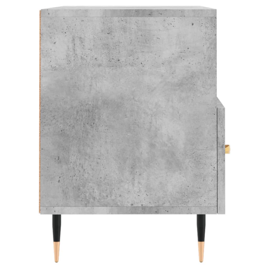 TV-Schrank Betongrau 80x36x50 cm Holzwerkstoff - Pazzar.ch