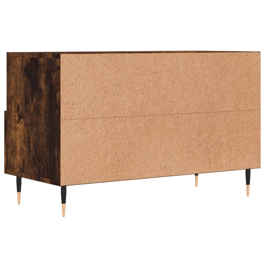 TV-Schrank Räuchereiche 80x36x50 cm Holzwerkstoff - Pazzar.ch