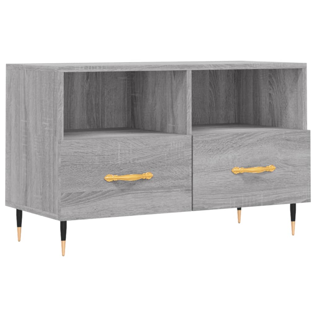 TV-Schrank Grau Sonoma 80x36x50 cm Holzwerkstoff - Pazzar.ch