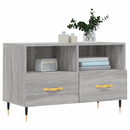TV-Schrank Grau Sonoma 80x36x50 cm Holzwerkstoff - Pazzar.ch