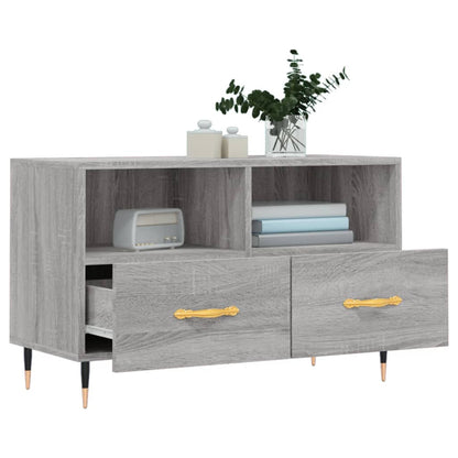 TV-Schrank Grau Sonoma 80x36x50 cm Holzwerkstoff - Pazzar.ch
