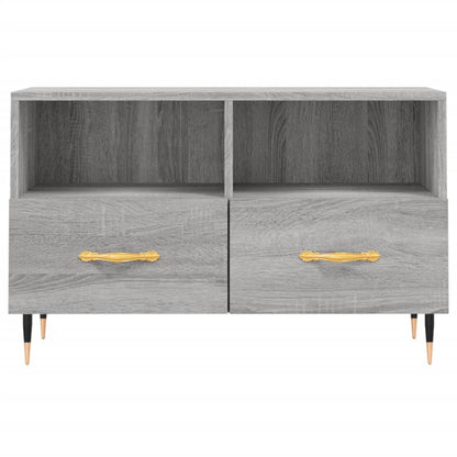 TV-Schrank Grau Sonoma 80x36x50 cm Holzwerkstoff - Pazzar.ch