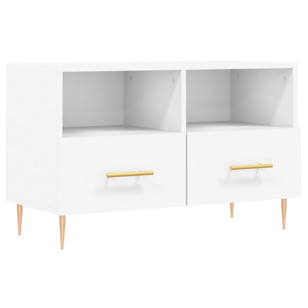 TV-Schrank Weiß 80x36x50 cm Holzwerkstoff - Pazzar.ch
