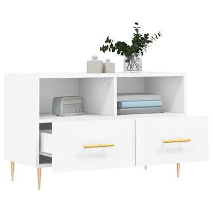 TV-Schrank Weiß 80x36x50 cm Holzwerkstoff - Pazzar.ch