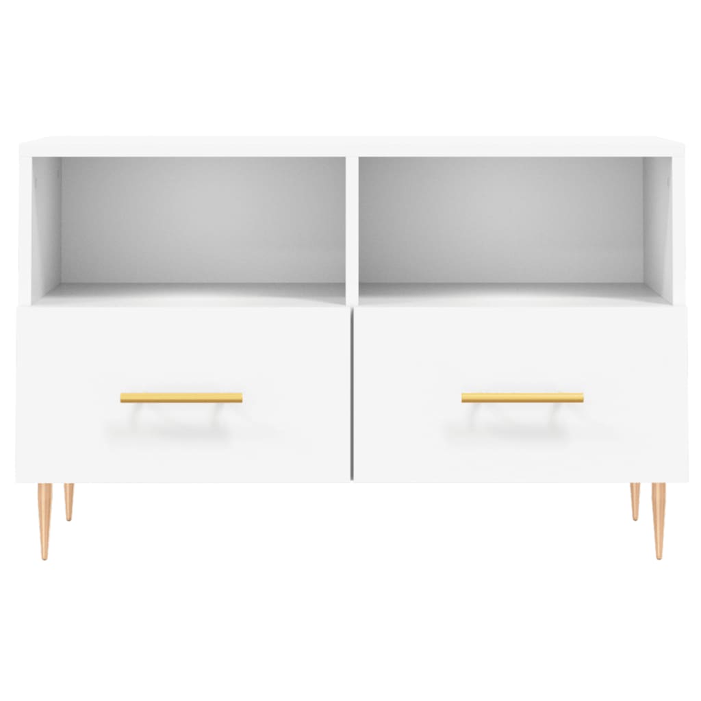 TV-Schrank Weiß 80x36x50 cm Holzwerkstoff - Pazzar.ch