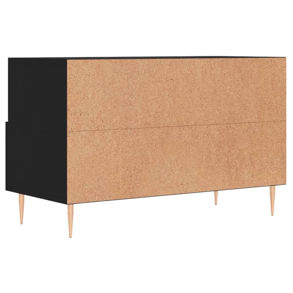 TV-Schrank Schwarz 80x36x50 cm Holzwerkstoff - Pazzar.ch