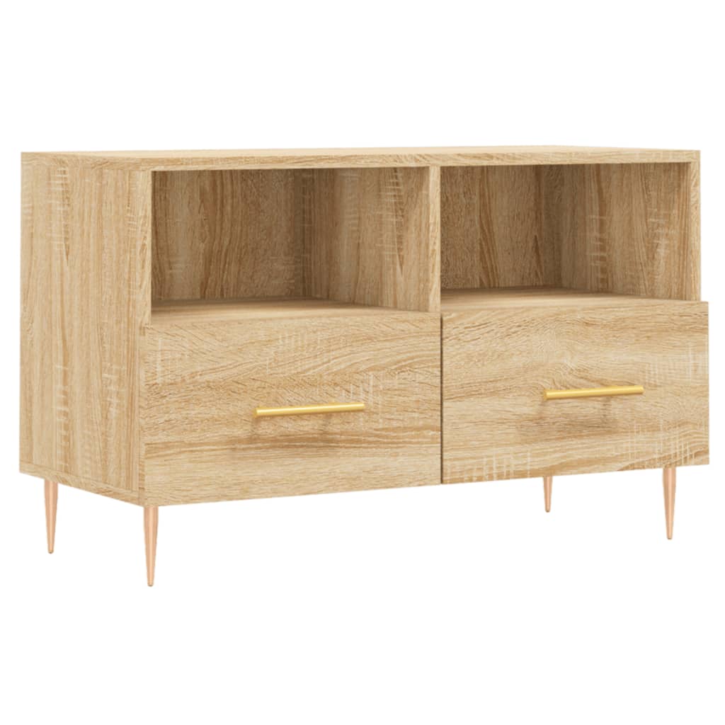 TV-Schrank Sonoma-Eiche 80x36x50 cm Holzwerkstoff - Pazzar.ch