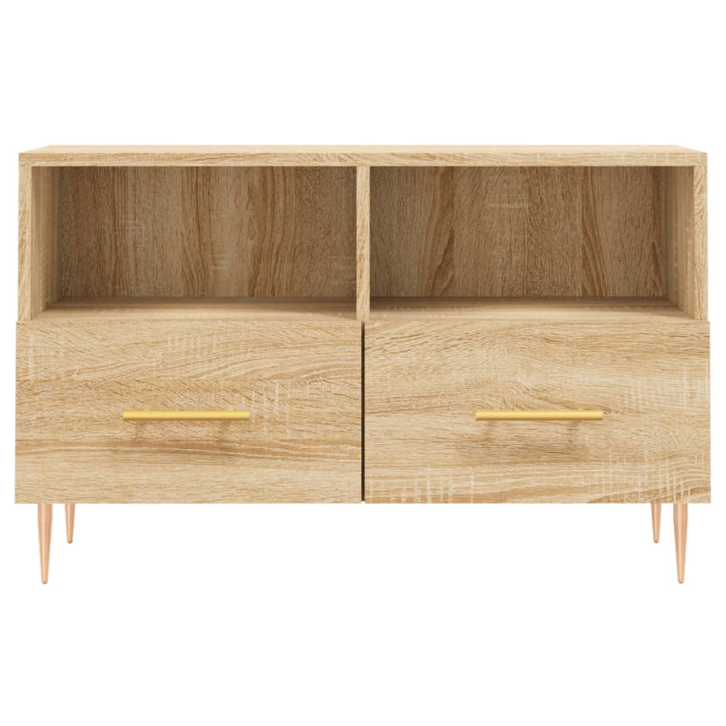 TV-Schrank Sonoma-Eiche 80x36x50 cm Holzwerkstoff - Pazzar.ch