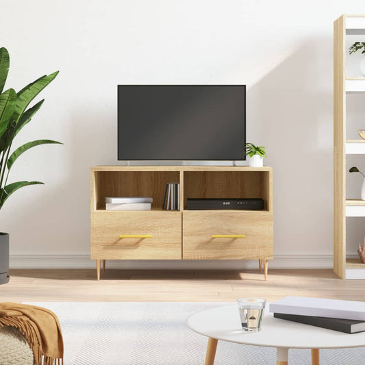 TV-Schrank Sonoma-Eiche 80x36x50 cm Holzwerkstoff - Pazzar.ch