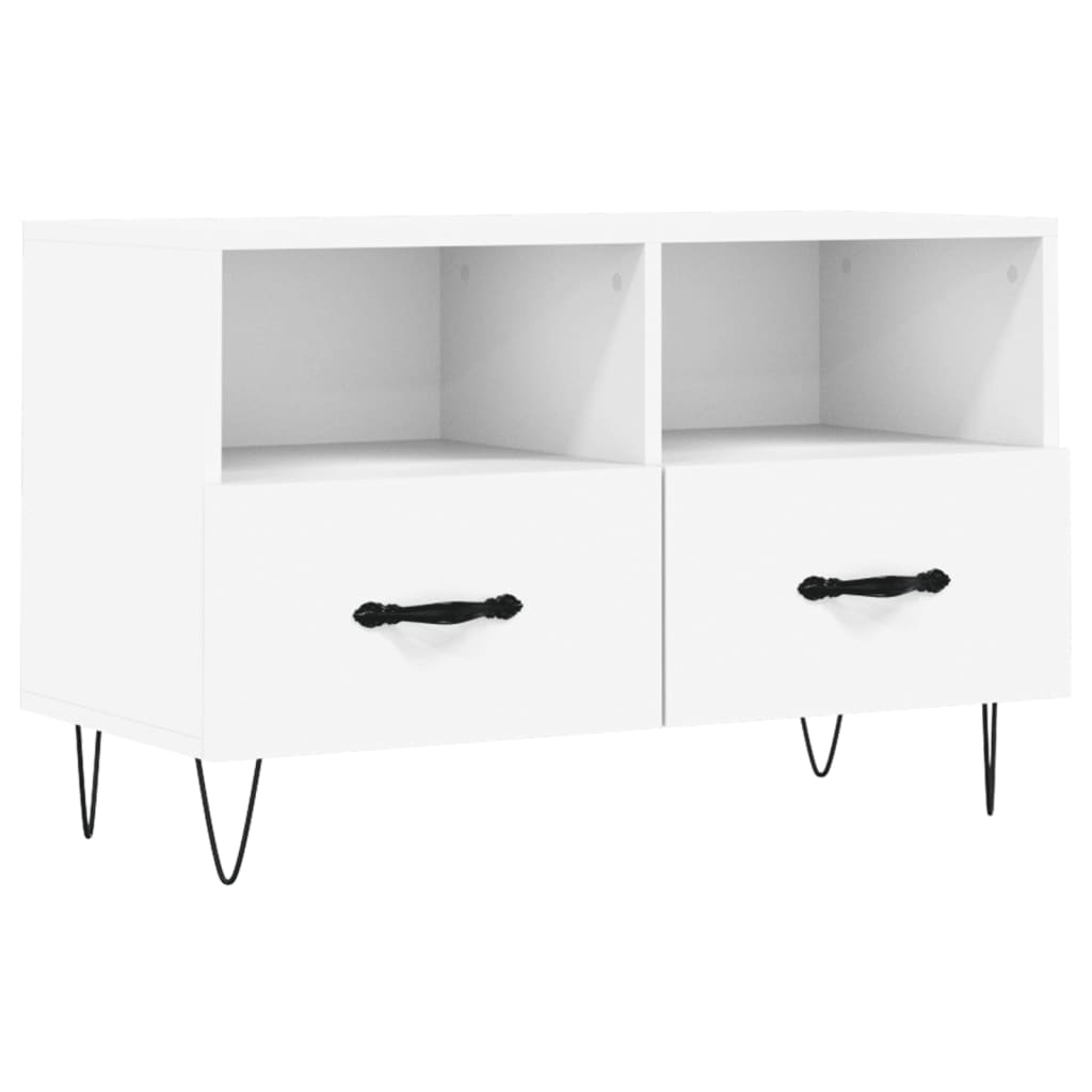 TV-Schrank Weiß 80x36x50 cm Holzwerkstoff - Pazzar.ch