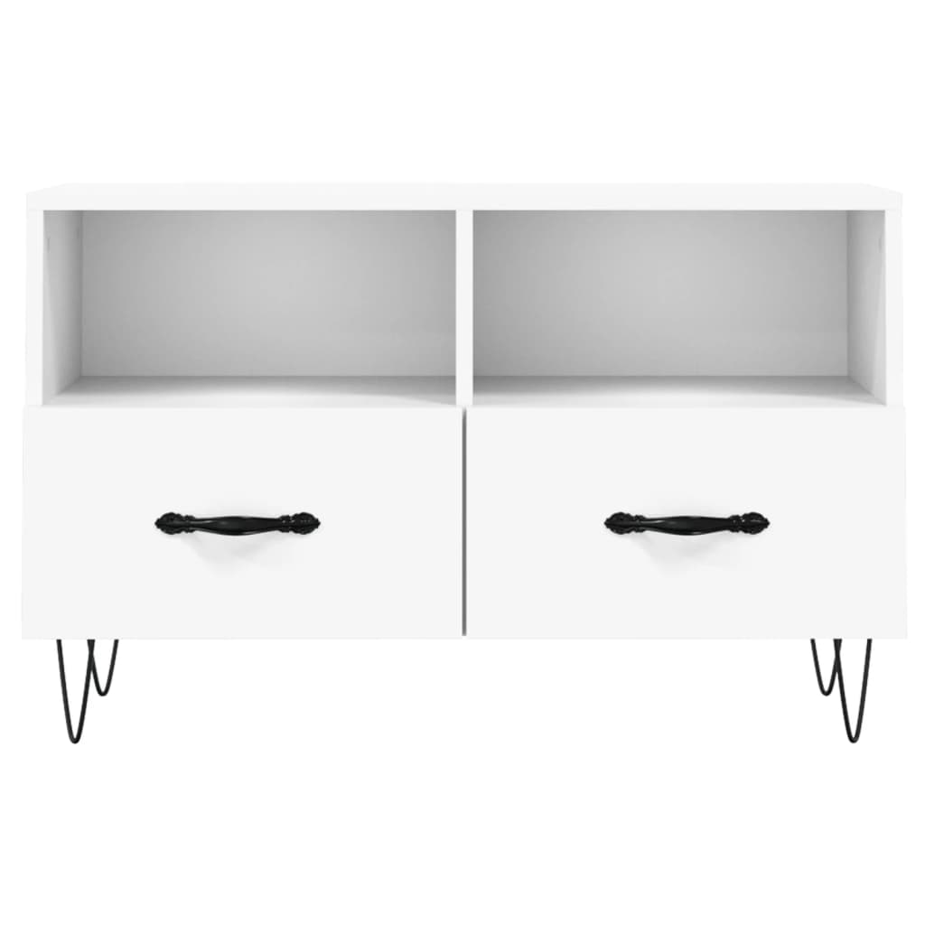 TV-Schrank Weiß 80x36x50 cm Holzwerkstoff - Pazzar.ch
