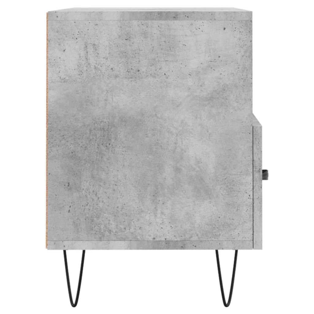 TV-Schrank Betongrau 80x36x50 cm Holzwerkstoff - Pazzar.ch