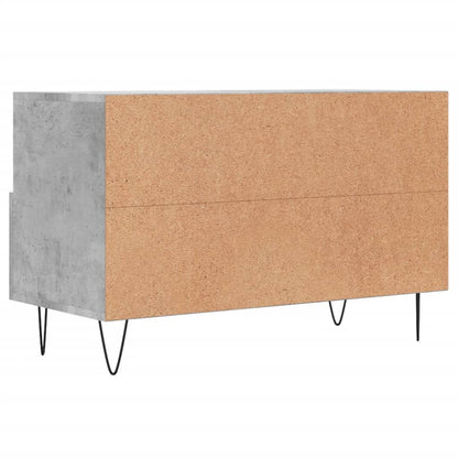 TV-Schrank Betongrau 80x36x50 cm Holzwerkstoff - Pazzar.ch