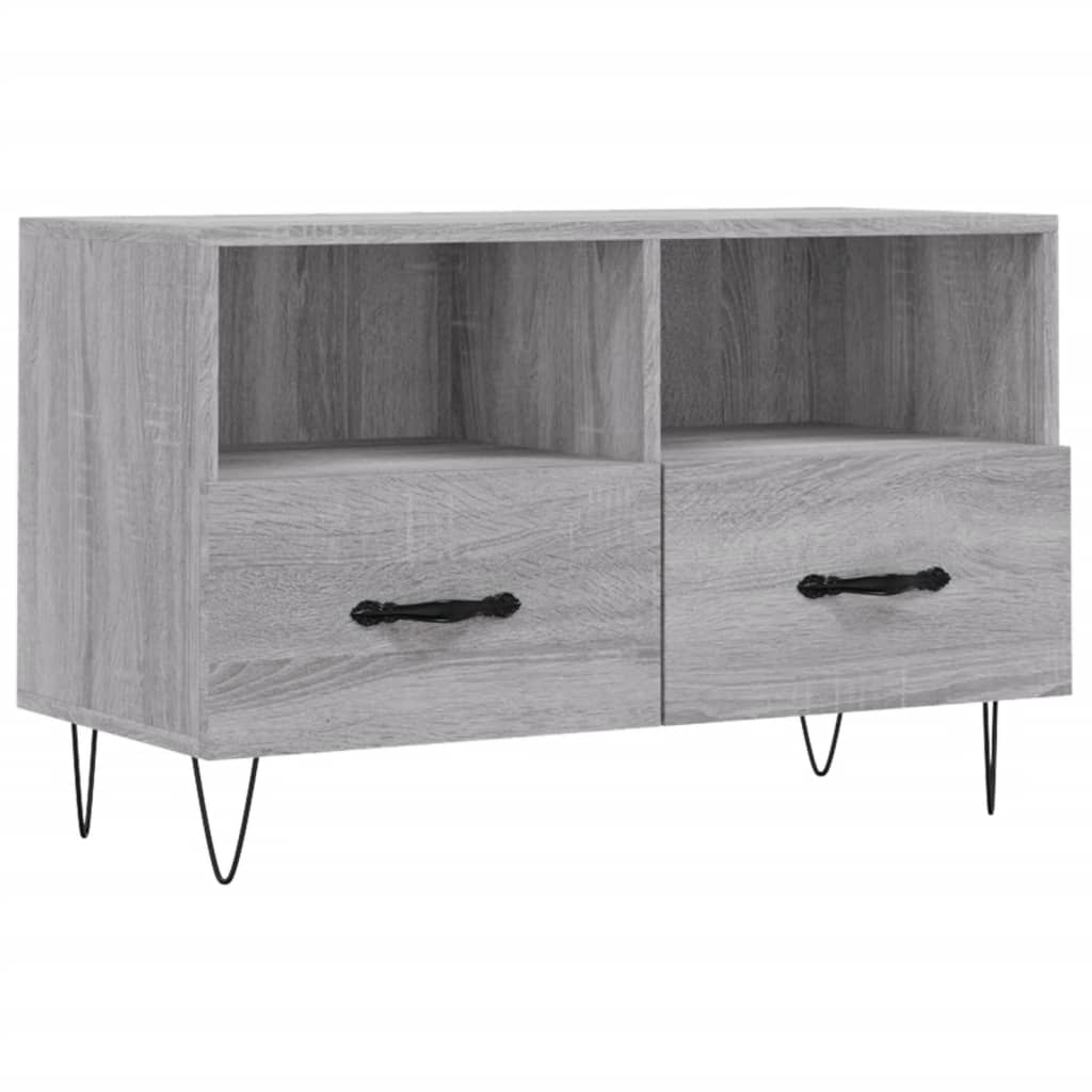 TV-Schrank Grau Sonoma 80x36x50 cm Holzwerkstoff - Pazzar.ch