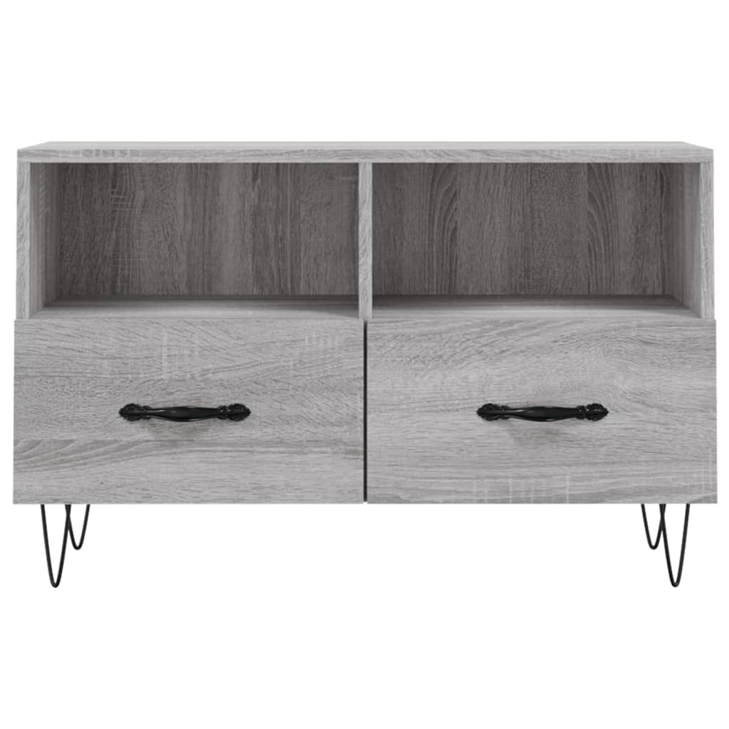 TV-Schrank Grau Sonoma 80x36x50 cm Holzwerkstoff - Pazzar.ch