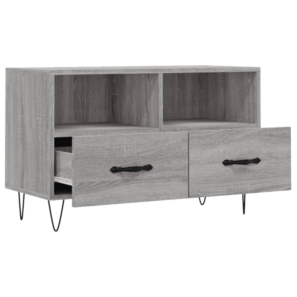 TV-Schrank Grau Sonoma 80x36x50 cm Holzwerkstoff - Pazzar.ch