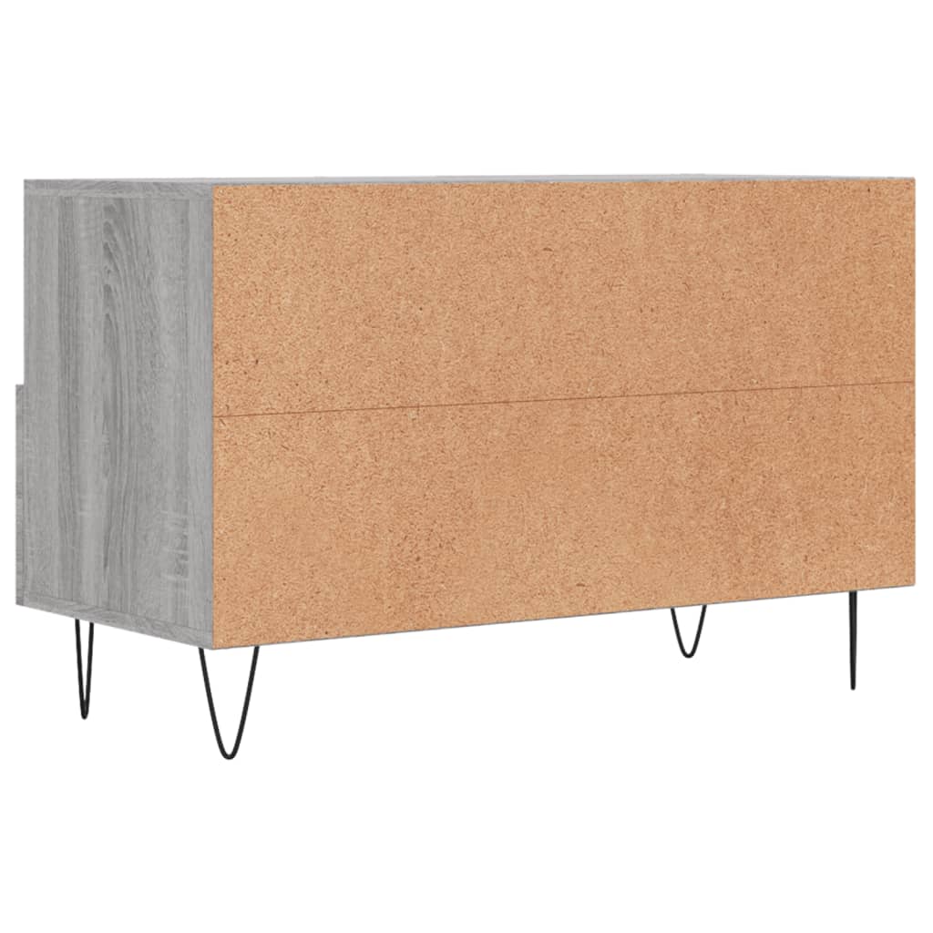 TV-Schrank Grau Sonoma 80x36x50 cm Holzwerkstoff - Pazzar.ch