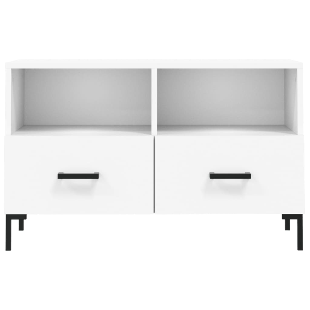 TV-Schrank Weiß 80x36x50 cm Holzwerkstoff - Pazzar.ch