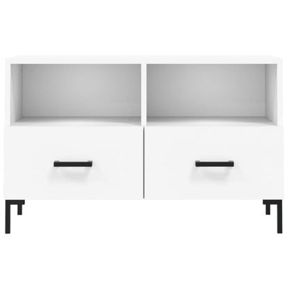 TV-Schrank Weiß 80x36x50 cm Holzwerkstoff - Pazzar.ch