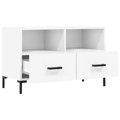 TV-Schrank Weiß 80x36x50 cm Holzwerkstoff - Pazzar.ch