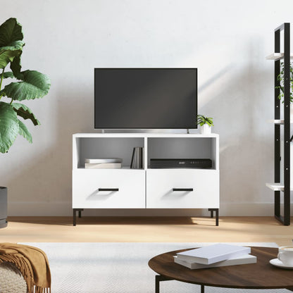 TV-Schrank Weiß 80x36x50 cm Holzwerkstoff - Pazzar.ch