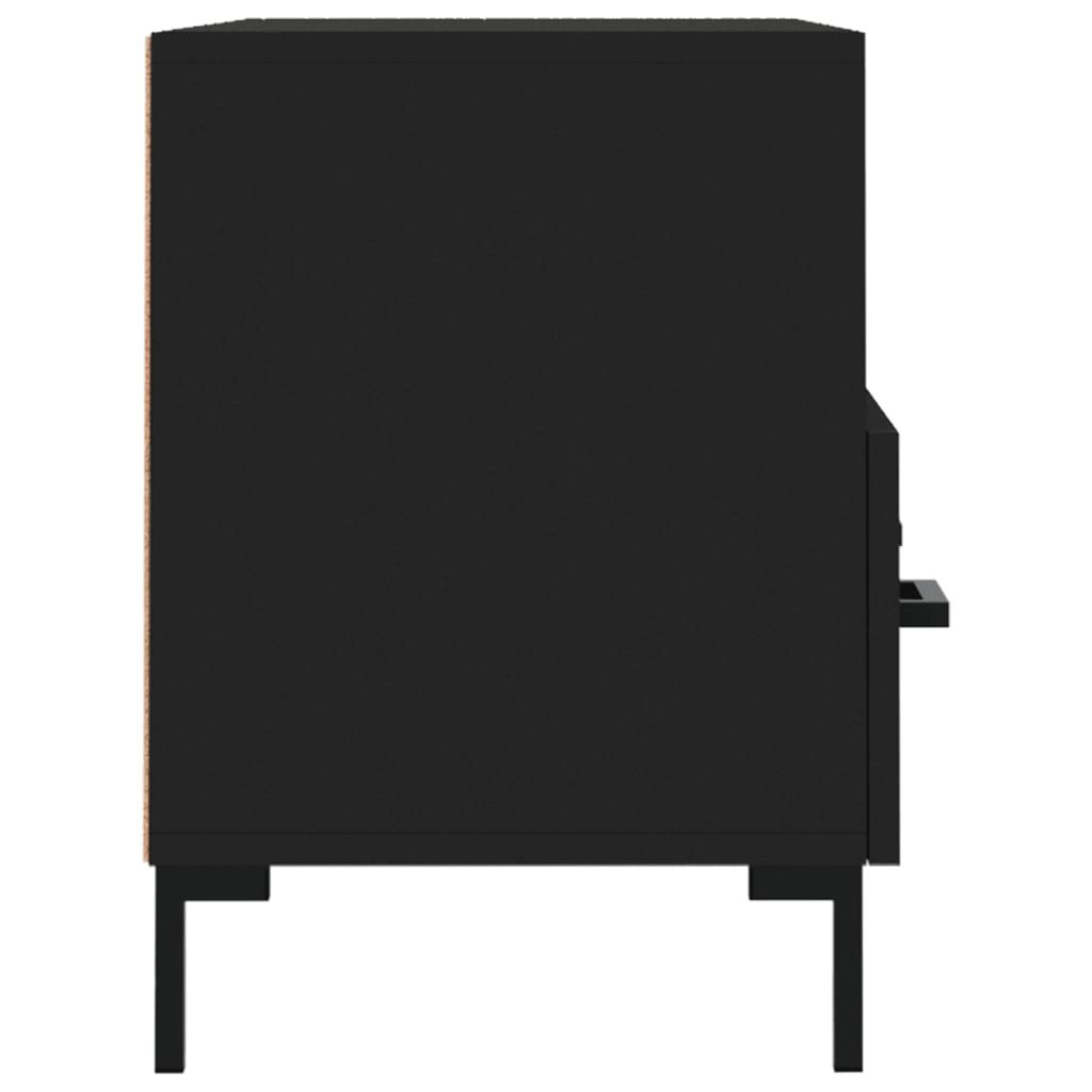 TV-Schrank Schwarz 80x36x50 cm Holzwerkstoff - Pazzar.ch