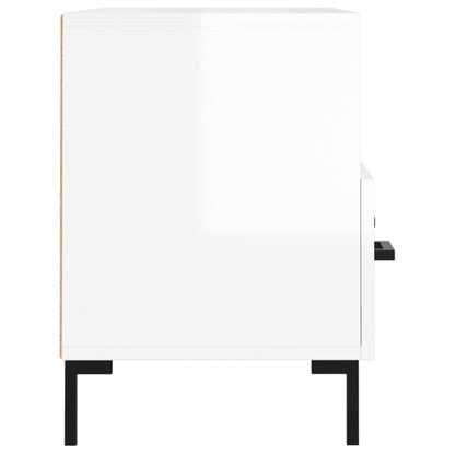 TV-Schrank Hochglanz-Weiß 80x36x50 cm Holzwerkstoff - Pazzar.ch