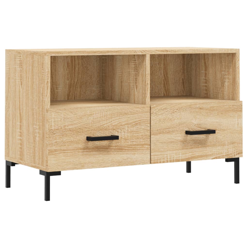 TV-Schrank Sonoma-Eiche 80x36x50 cm Holzwerkstoff - Pazzar.ch