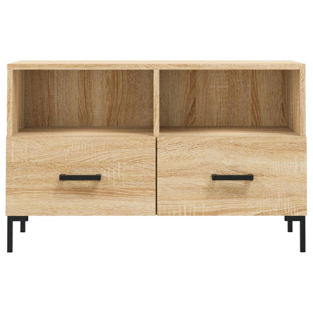 TV-Schrank Sonoma-Eiche 80x36x50 cm Holzwerkstoff - Pazzar.ch