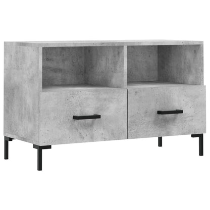 TV-Schrank Betongrau 80x36x50 cm Holzwerkstoff - Pazzar.ch