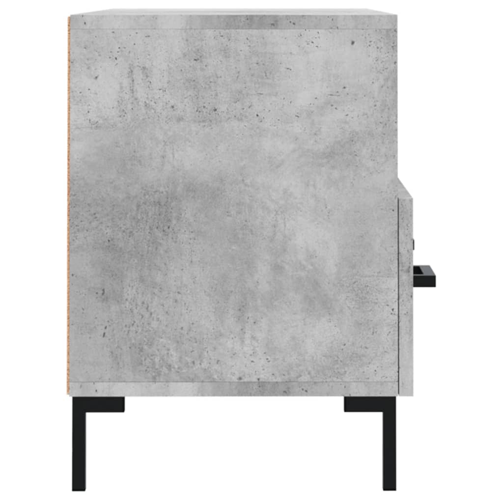 TV-Schrank Betongrau 80x36x50 cm Holzwerkstoff - Pazzar.ch