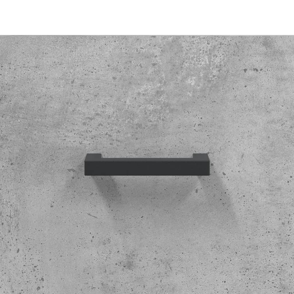 TV-Schrank Betongrau 80x36x50 cm Holzwerkstoff - Pazzar.ch