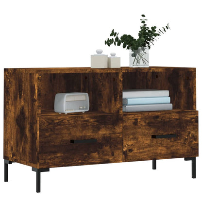 TV-Schrank Räuchereiche 80x36x50 cm Holzwerkstoff - Pazzar.ch