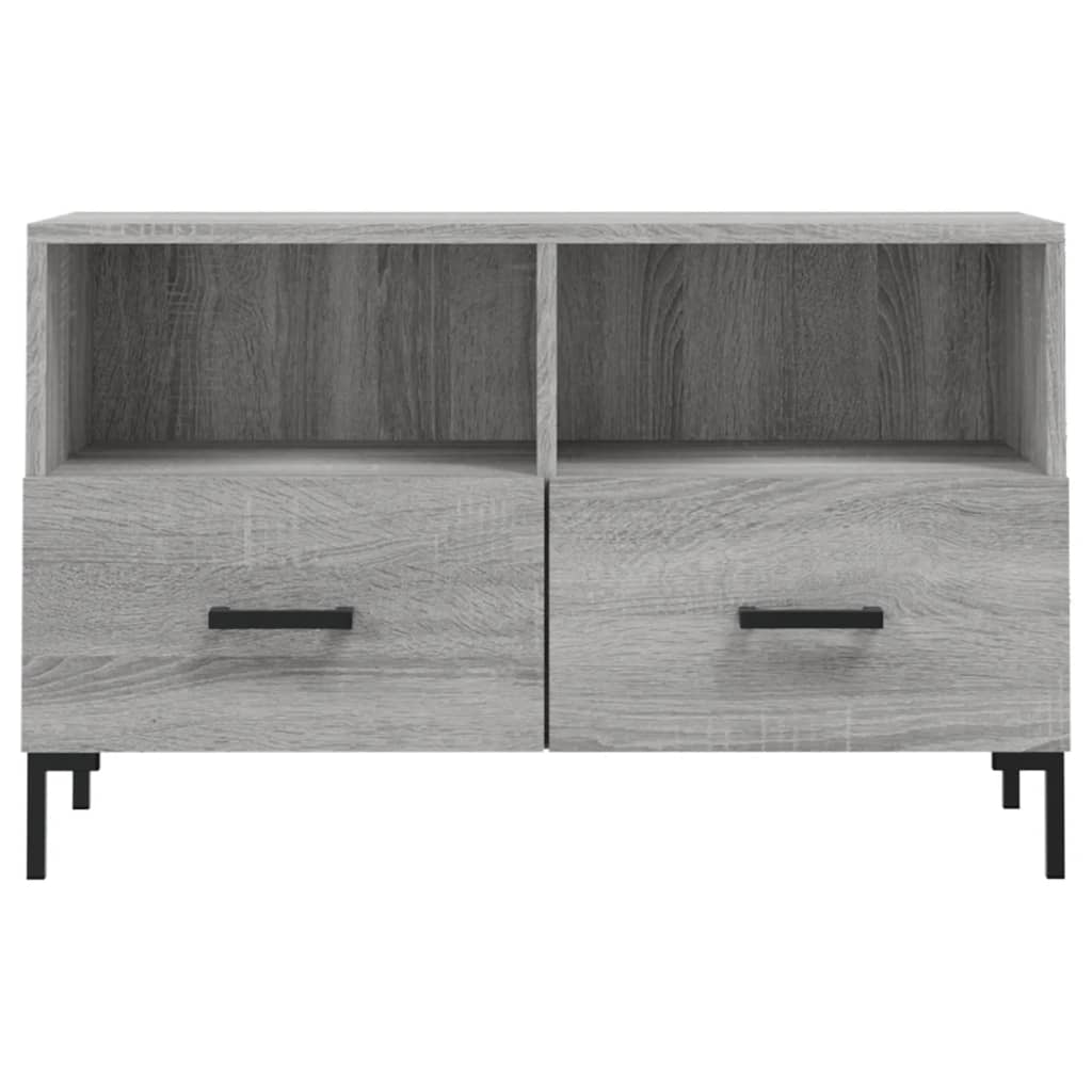 TV-Schrank Grau Sonoma 80x36x50 cm Holzwerkstoff - Pazzar.ch
