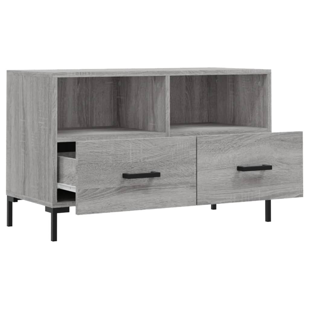 TV-Schrank Grau Sonoma 80x36x50 cm Holzwerkstoff - Pazzar.ch