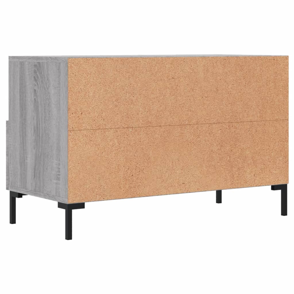 TV-Schrank Grau Sonoma 80x36x50 cm Holzwerkstoff - Pazzar.ch