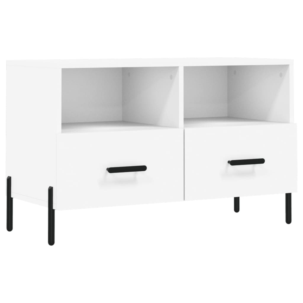 TV-Schrank Weiß 80x36x50 cm Holzwerkstoff - Pazzar.ch