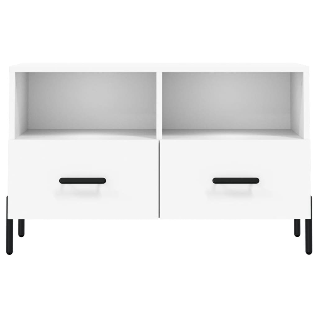 TV-Schrank Weiß 80x36x50 cm Holzwerkstoff - Pazzar.ch