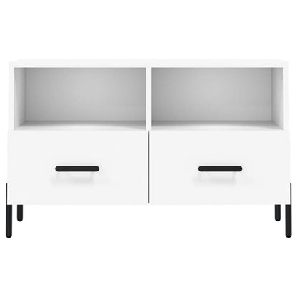 TV-Schrank Weiß 80x36x50 cm Holzwerkstoff - Pazzar.ch