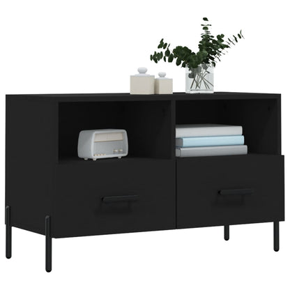 TV-Schrank Schwarz 80x36x50 cm Holzwerkstoff - Pazzar.ch