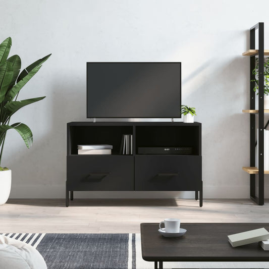 TV-Schrank Schwarz 80x36x50 cm Holzwerkstoff - Pazzar.ch