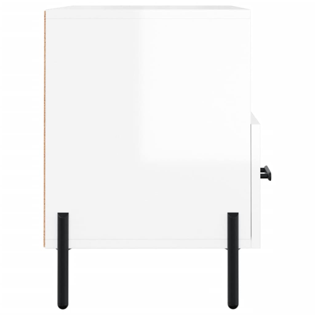 TV-Schrank Hochglanz-Weiß 80x36x50 cm Holzwerkstoff - Pazzar.ch