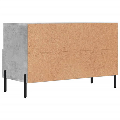 TV-Schrank Betongrau 80x36x50 cm Holzwerkstoff - Pazzar.ch