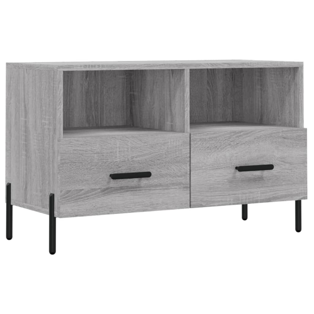 TV-Schrank Grau Sonoma 80x36x50 cm Holzwerkstoff - Pazzar.ch