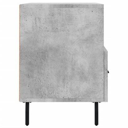 TV-Schrank Betongrau 80x36x50 cm Holzwerkstoff - Pazzar.ch